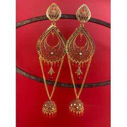 Latest Stylish Fancy Long Wedding Bridal Earring