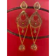 Latest Stylish Fancy Long Wedding Bridal Earring Latest Stylish Fancy Long Wedding Bridal Earring