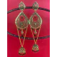 Latest Stylish Fancy Long Wedding Bridal Earring Latest Stylish Fancy Long Wedding Bridal Earring