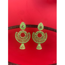 Flower Shape Studs Light weight Jhumka Earrings