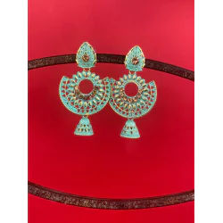 Flower Shape Studs Light weight Jhumka Earrings