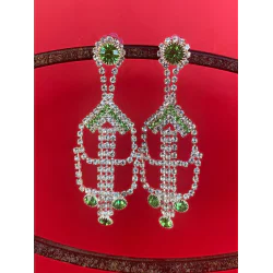 Light weight Cascading Crystal Earrings