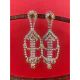 Light weight Cascading Crystal Earrings Light weight Cascading Crystal Earrings