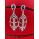 Light weight Cascading Crystal Earrings Light weight Cascading Crystal Earrings