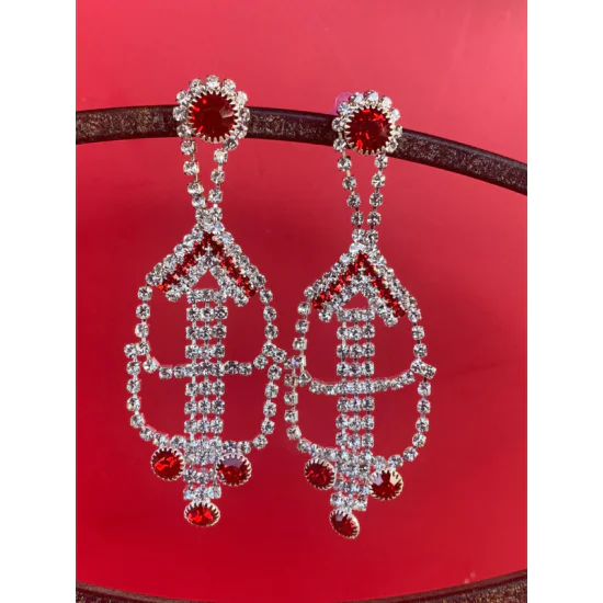 Light weight Cascading Crystal Earrings Light weight Cascading Crystal Earrings