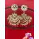 Kundan Handcrafted Gold Plated Chandbali Earrings