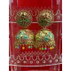 Lotus HandCraft Jhumka Meena Kari Earring Lotus HandCraft Jhumka Meena Kari Earring
