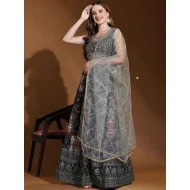 Heavy Floral Print with Foil Designer Wedding Lehenga Choli