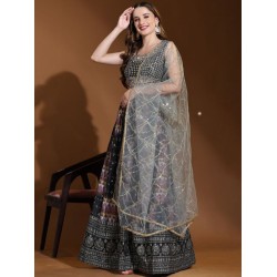Heavy Floral Print with Foil Designer Wedding Lehenga Choli