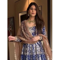 Heavy Embroidery Georgette Digital Print  Lehenga Choli Readymade