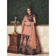 Velvet Dual Tone silk Lehenga Choli Readymade