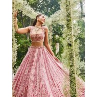 Beautiful Georgette Sequins Designer Wedding Lehenga Choli Readymade