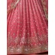 Beautiful Heavy Embroidery Pink Fancy Net Lehenga Choli Readymade Beautiful Heavy Embroidery Pink Fancy Net Lehenga Choli Readymade