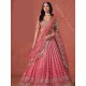 Beautiful Heavy Embroidery Pink Fancy Net Lehenga Choli Readymade Beautiful Heavy Embroidery Pink Fancy Net Lehenga Choli Readymade