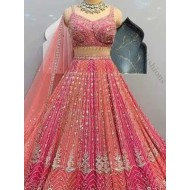 Heavy Designer Mirror Stone Work Wedding Lehenga Choli Readymade