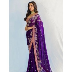 Ready to Wear Soft Rangoli Blooming Silk One Minute Saree