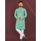 Viscose silk Sequence Embroidery kurta Men Kurta with Pajama Set Viscose silk Sequence Embroidery kurta Men Kurta with Pajama Set