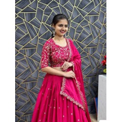 Beautiful Chinon Designer Lehenga Choli Readymade