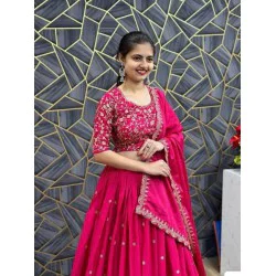 Beautiful Chinon Designer Lehenga Choli Readymade