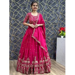 Beautiful Chinon Designer Lehenga Choli Readymade