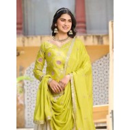 Beautiful Chinon Silk Festive Designer Lehenga Choli Readymade