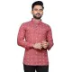 Cotton Printed Design Men Shorts Kurta