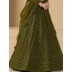 Dark Green Georgette Sequins Designer Wedding Lehenga Choli Readymade Dark Green Georgette Sequins Designer Wedding Lehenga Choli Readymade