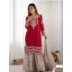 Heavy Faux Georgette With Heavy Embroidery Designer Sahara Suit Party Wear