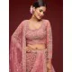 Light Pink Net Embroidery Designer Lehenga Choli Readymade Light Pink Net Embroidery Designer Lehenga Choli Readymade