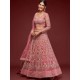 Light Pink Net Embroidery Designer Lehenga Choli Readymade Light Pink Net Embroidery Designer Lehenga Choli Readymade