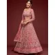 Light Pink Net Embroidery Designer Lehenga Choli Readymade Light Pink Net Embroidery Designer Lehenga Choli Readymade