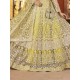 Lemon Yellow Net Embroidered Fancy Lehenga Choli Readymade Lemon Yellow Net Embroidered Fancy Lehenga Choli Readymade