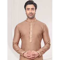 Heavy Silk Heavy Embroidery Work Men's Kurta with Pajama Set