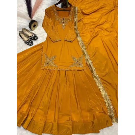 Beautiful Silk Designer Embroidery Readymade Lehenga Choli Beautiful Silk Designer Embroidery Readymade Lehenga Choli
