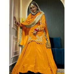 Beautiful Silk Designer Embroidery Readymade Lehenga Choli