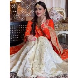 Chinnon Silk Printed Embroidery Palazzo Suit Readymade