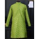 Designer Silk Embroidery Sequence Men's Kurta with Pajama Set Designer Silk Embroidery Sequence Men's Kurta with Pajama Set