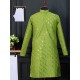 Designer Silk Embroidery Sequence Men's Kurta with Pajama Set Designer Silk Embroidery Sequence Men's Kurta with Pajama Set