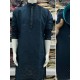 Designer Silk Embroidery Sequence Work Men's Kurta with Pajama Set Designer Silk Embroidery Sequence Work Men's Kurta with Pajama Set