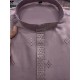 Designer Silk Embroidery Sequence Work Men's Kurta with Pajama Set Designer Silk Embroidery Sequence Work Men's Kurta with Pajama Set