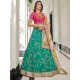 Green Banarasi Embroidery Designer Bridal Lehenga Choli Readymade Green Banarasi Embroidery Designer Bridal Lehenga Choli Readymade