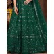 Green Heavy Net Embroidery Designer Bridal Lehenga Choli Readymade Green Heavy Net Embroidery Designer Bridal Lehenga Choli Readymade