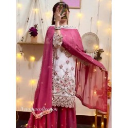Georgette Silk Stylish Designer Sahara Suit Party Wear