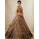 Heavy Net Brown Fancy Embroidery Lehenga Choli Readymade Heavy Net Brown Fancy Embroidery Lehenga Choli Readymade