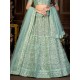 Sea Green Floral Designer Lehenga Choli Readymade Sea Green Floral Designer Lehenga Choli Readymade