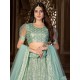 Sea Green Floral Designer Lehenga Choli Readymade Sea Green Floral Designer Lehenga Choli Readymade