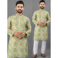 Traditional Designer Men's Kurta with Pajama Set