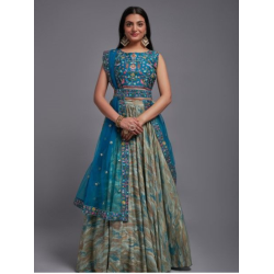 Beautiful Sequins Embroidered Readymade Lehenga Choli
