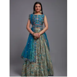 Beautiful Sequins Embroidered Readymade Lehenga Choli