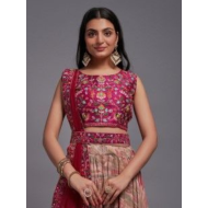 Beautiful Sequins Embroidered Readymade Lehenga Choli